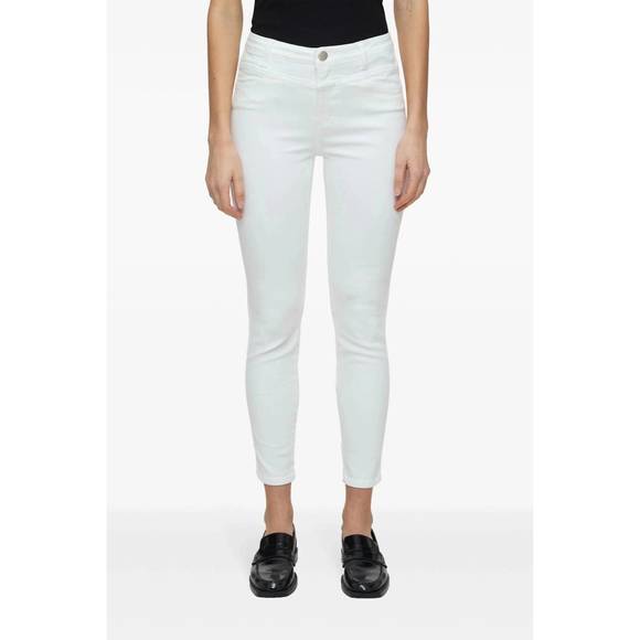 NEW CLOSED pusher skinny-cut jeans in white